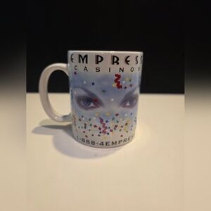 Vintage Empress Casinos Souvenir 12 Oz Coffee Mug